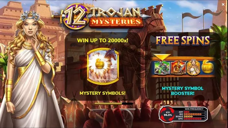  Info and Rules at 12 Trojan Mysteries 5 Reel Mobile Real Slot created by 4ThePlayer