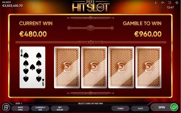  Gamble Winnings at 2023 Hit Slot Dice 6 Reel Mobile Real Slot created by Endorphina