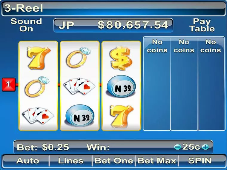  Main Screen Reels at 3 Reel 3 Reel Mobile Real Slot created by Byworth