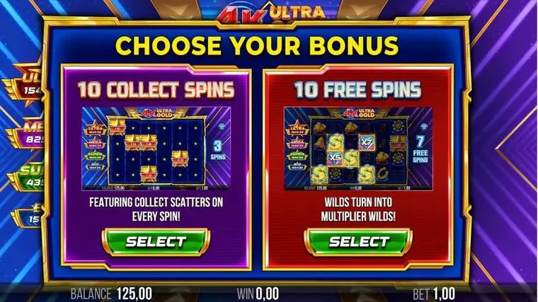  Info and Rules at 4K Ultra Gold 5 Reel Mobile Real Slot created by 4ThePlayer