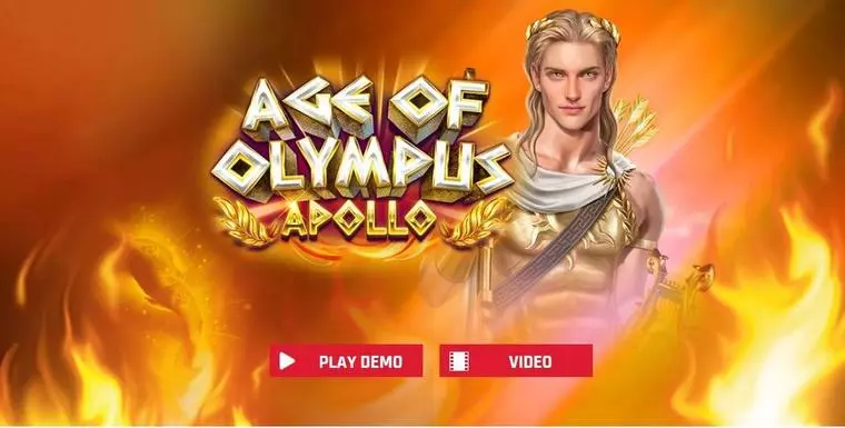  Introduction Screen at Age of Olympus: Apollo 5 Reel Mobile Real Slot created by Red Rake Gaming