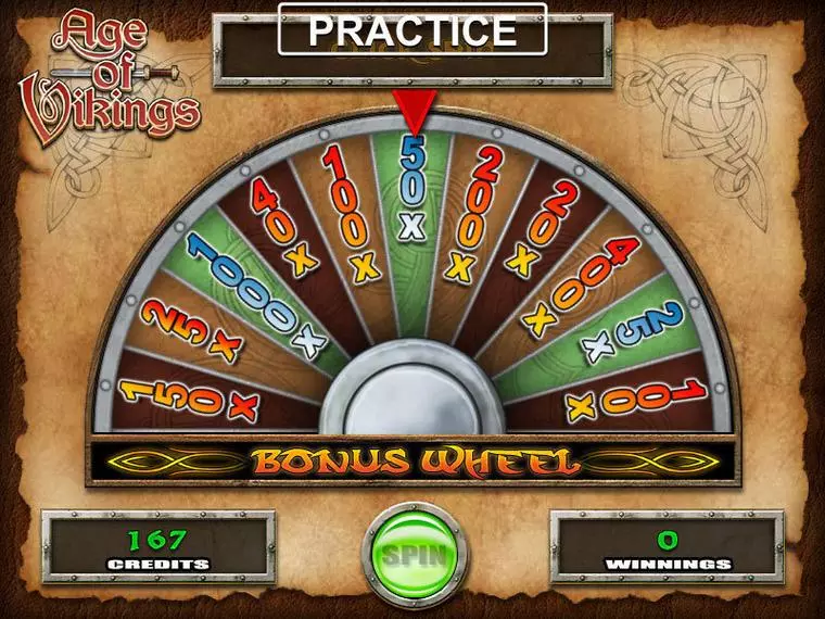  Bonus 1 at Age of Vikings 5 Reel Mobile Real Slot created by GTECH