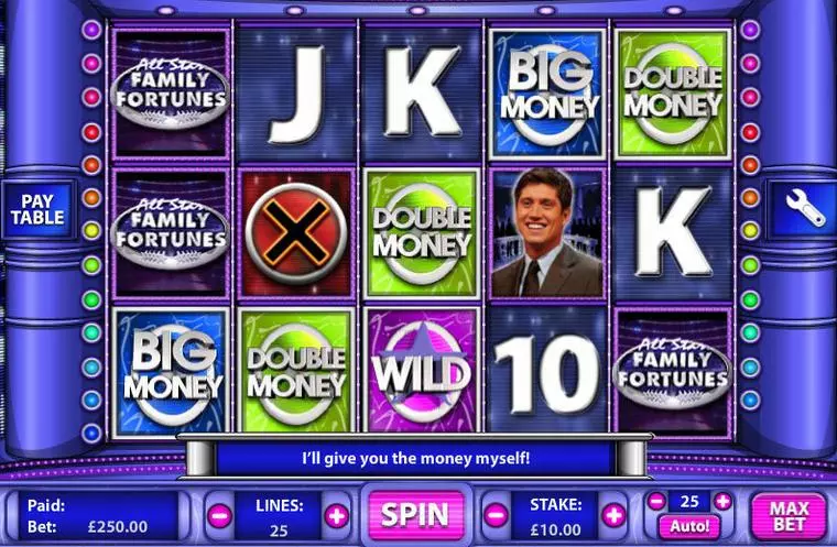  Main Screen Reels at All Star Family Fortunes 5 Reel Mobile Real Slot created by Hatimo
