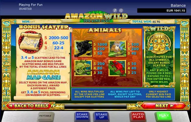  Info and Rules at Amazon Wild 5 Reel Mobile Real Slot created by IN DOUBT