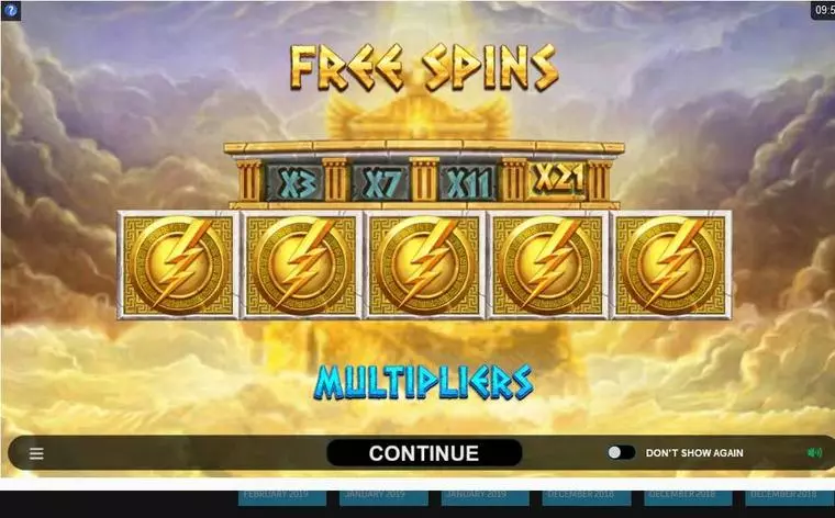  Info and Rules at Ancient Fortunes: Zeus  5 Reel Mobile Real Slot created by Microgaming