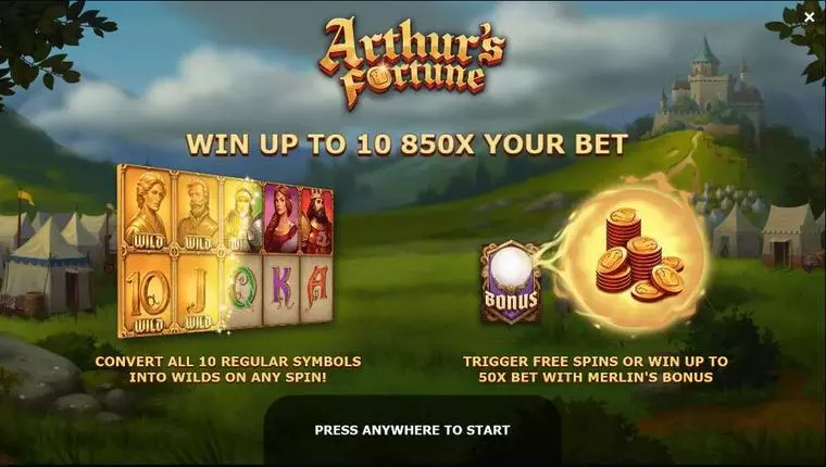  Info and Rules at Arthur's Fortune 5 Reel Mobile Real Slot created by Yggdrasil