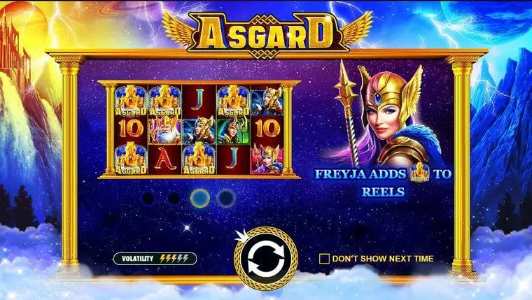  Info and Rules at Asgard 5 Reel Mobile Real Slot created by Pragmatic Play