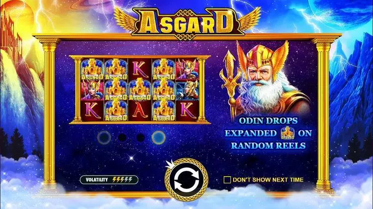  Info and Rules at Asgard 5 Reel Mobile Real Slot created by Pragmatic Play