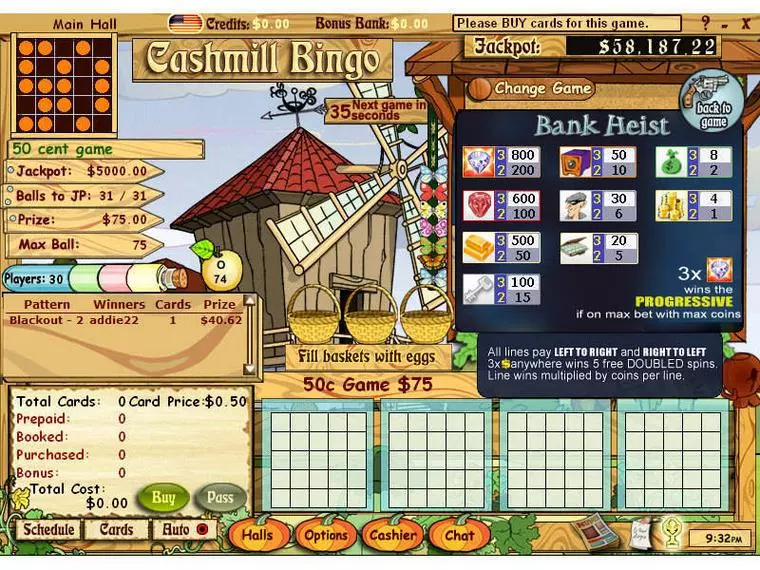  Info and Rules at Bank Heist Mini 3 Reel Mobile Real Slot created by Byworth