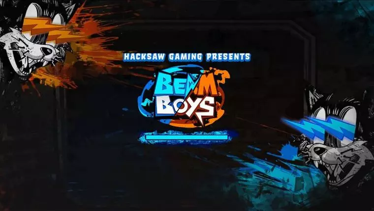  Introduction Screen at Beam Boys 6 Reel Mobile Real Slot created by Hacksaw Gaming