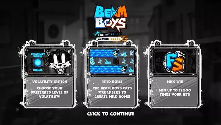  Info and Rules at Beam Boys 6 Reel Mobile Real Slot created by Hacksaw Gaming