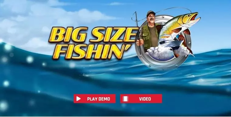  Introduction Screen at Big Size Fishin' 5 Reel Mobile Real Slot created by Red Rake Gaming