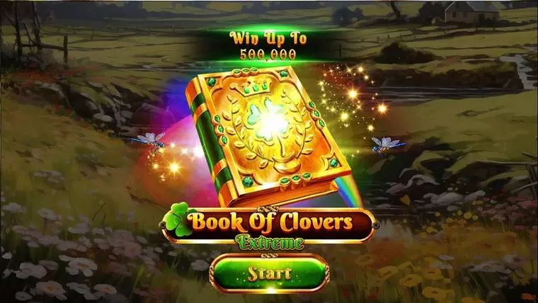  Introduction Screen at Book Of Clovers – Extreme 5 Reel Mobile Real Slot created by Spinomenal