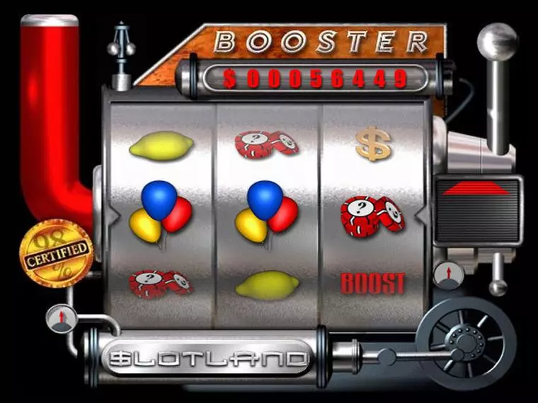 Main Screen Reels at Booster 3 Reel Mobile Real Slot created by Slotland Software