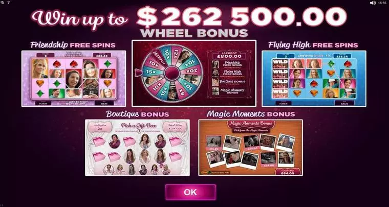  Info and Rules at Bridesmaids 5 Reel Mobile Real Slot created by Microgaming
