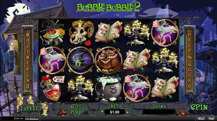  Main Screen Reels at Bubble Bubble 2 5 Reel Mobile Real Slot created by RTG