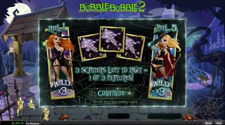  Info and Rules at Bubble Bubble 2 5 Reel Mobile Real Slot created by RTG