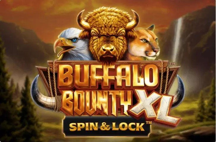  Introduction Screen at Buffalo Bounty XL 5 Reel Mobile Real Slot created by Dragon Gaming