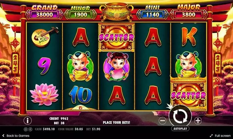  Introduction Screen at Caishen’s Gold 5 Reel Mobile Real Slot created by Pragmatic Play