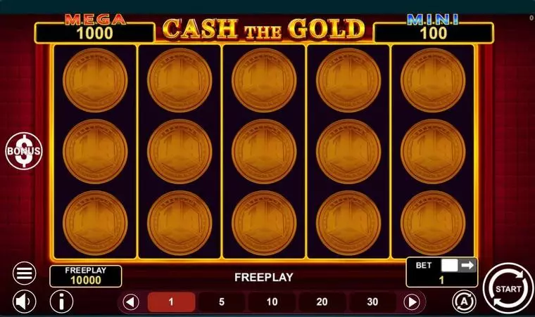  Main Screen Reels at Cash The Gold Hold And Win 5 Reel Mobile Real Slot created by 1Spin4Win