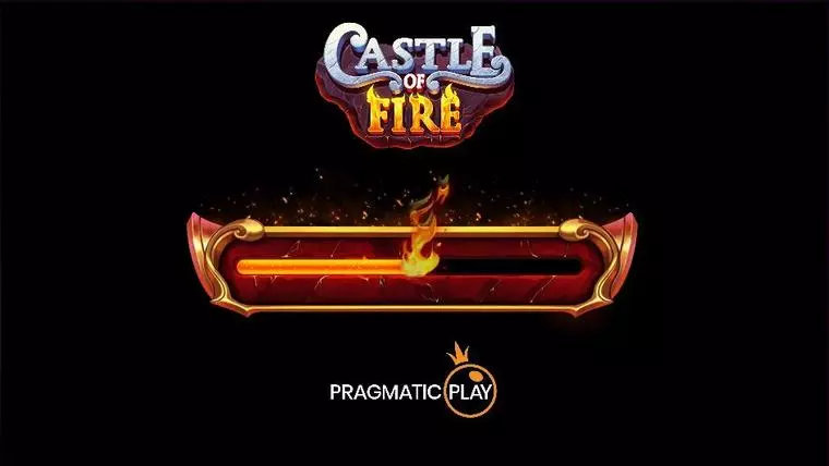  Introduction Screen at Castle of Fire 6 Reel Mobile Real Slot created by Pragmatic Play