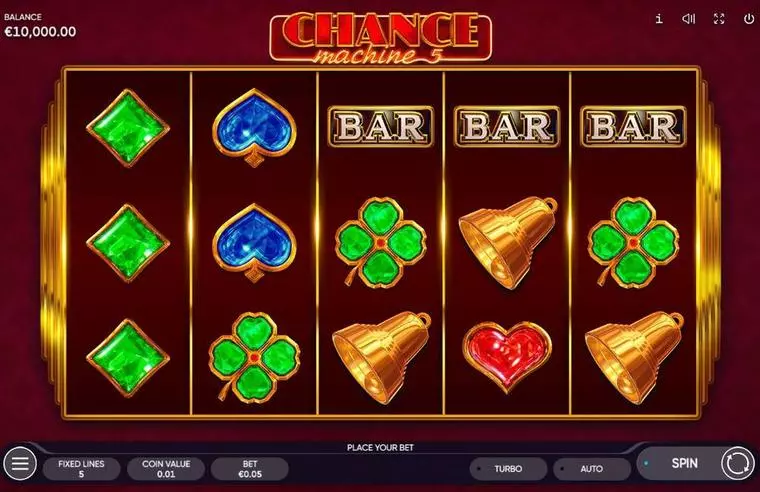  Main Screen Reels at Chance Machine 5 5 Reel Mobile Real Slot created by Endorphina