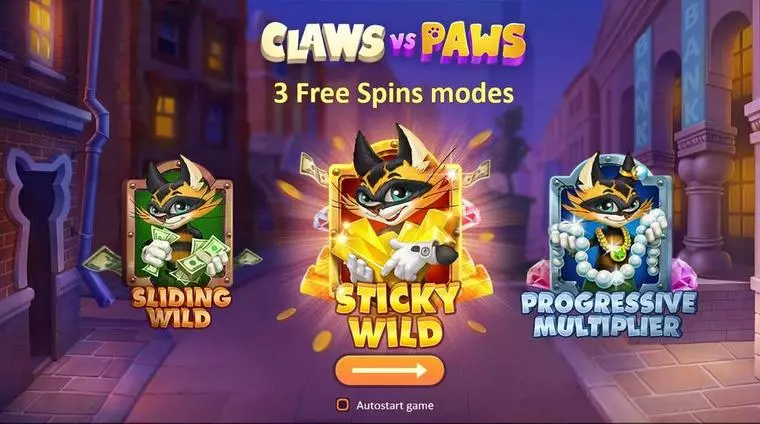  Bonus 3 at Claws vs Paws 5 Reel Mobile Real Slot created by Playson