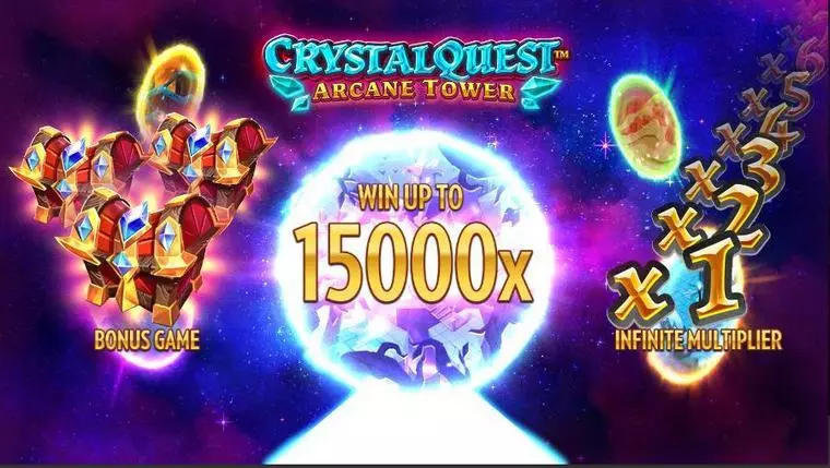  Info and Rules at Crystal Quest: ArcaneTower 6 Reel Mobile Real Slot created by Thunderkick