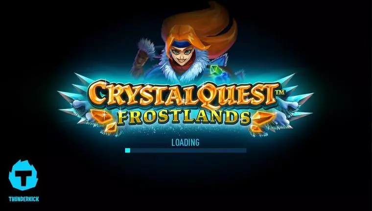  Logo at Crystal Quest: Frostlands 6 Reel Mobile Real Slot created by Thunderkick