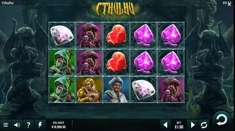  Main Screen Reels at Cthulhu 5 Reel Mobile Real Slot created by G.games