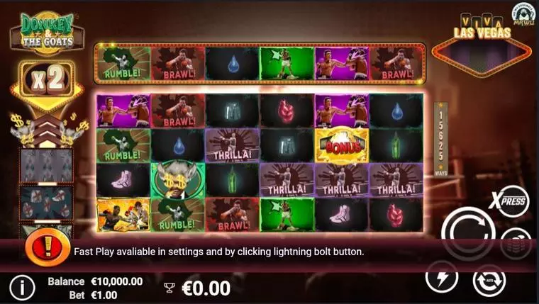  Main Screen Reels at DonKey & the GOATs 6 Reel Mobile Real Slot created by AvatarUX