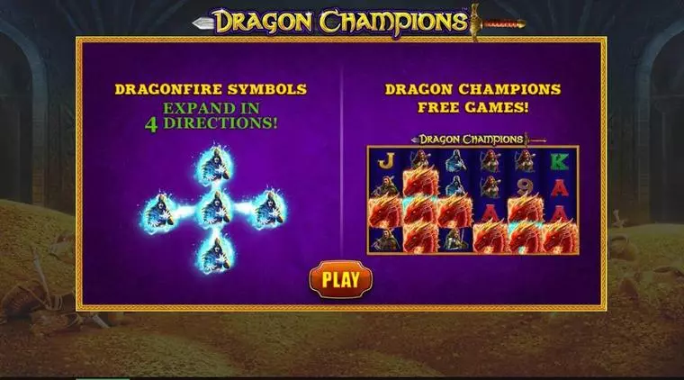  Info and Rules at Dragon Champions 5 Reel Mobile Real Slot created by PlayTech