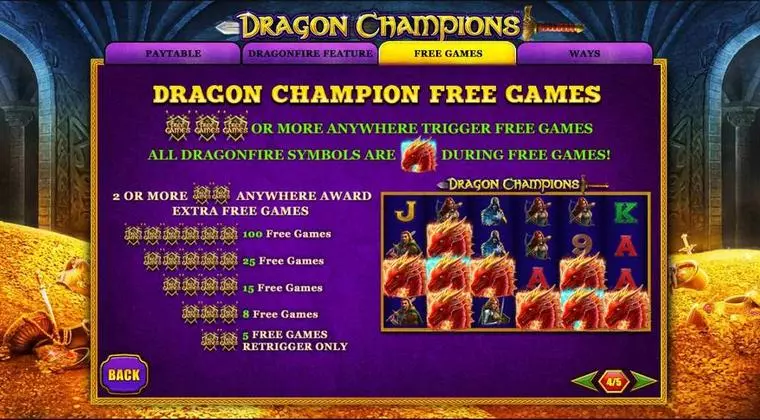  Bonus 1 at Dragon Champions 5 Reel Mobile Real Slot created by PlayTech