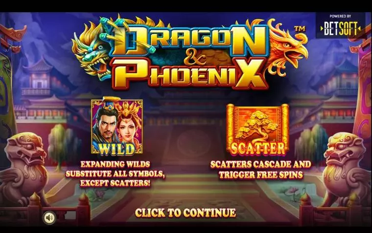  Info and Rules at Dragon & Phoenix 5 Reel Mobile Real Slot created by BetSoft