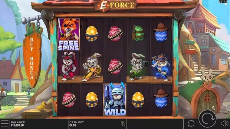  Main Screen Reels at E-Force  5 Reel Mobile Real Slot created by Yggdrasil