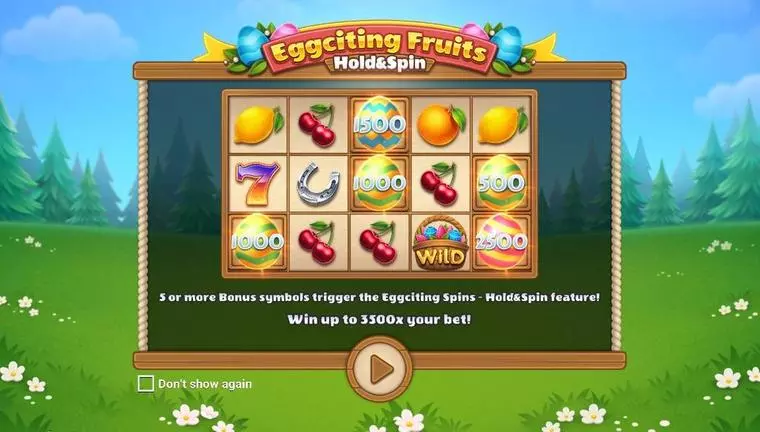  Info and Rules at Eggciting Fruits – Hold&Spin 5 Reel Mobile Real Slot created by Apparat Gaming