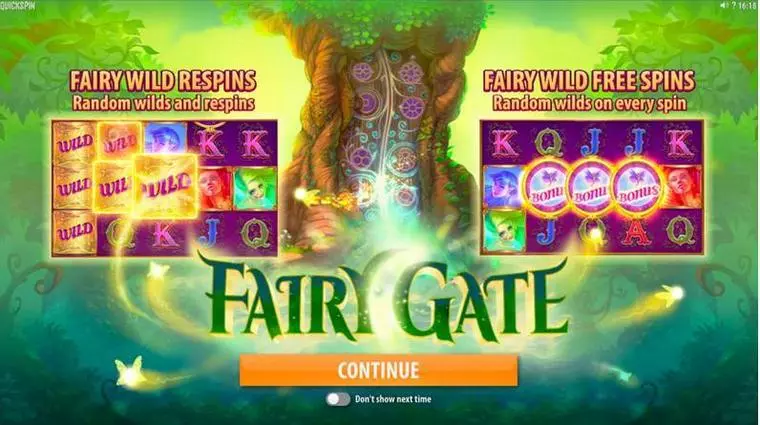  Bonus 1 at Fairy Gate 5 Reel Mobile Real Slot created by Quickspin