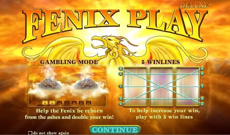  Info and Rules at Fenix Play Deluxe 3 Reel Mobile Real Slot created by Wazdan