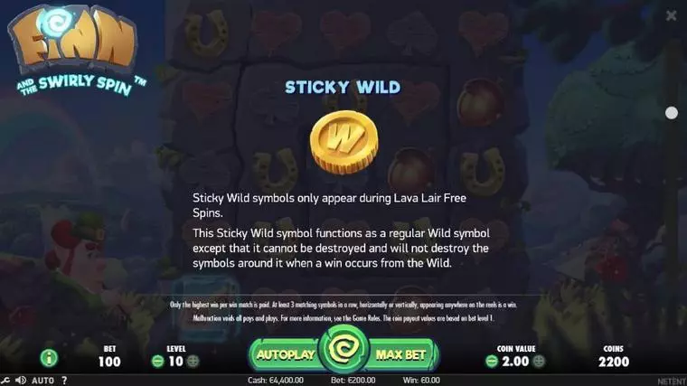  Bonus 4 at Finn and the Swirly Spin 5 Reel Mobile Real Slot created by NetEnt