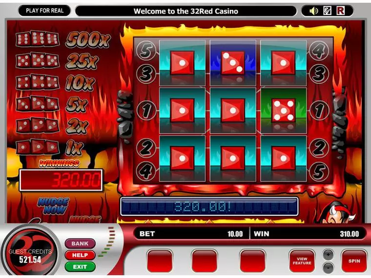  Bonus 1 at Fire n Dice 3 Reel Mobile Real Slot created by Microgaming