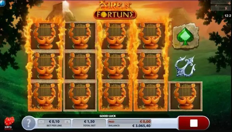  Main Screen Reels at Fire N’ Fortune 5 Reel Mobile Real Slot created by 2 by 2 Gaming