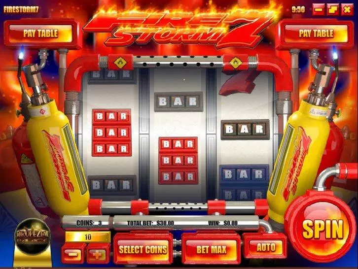  Main Screen Reels at Firestorm 7 3 Reel Mobile Real Slot created by Rival