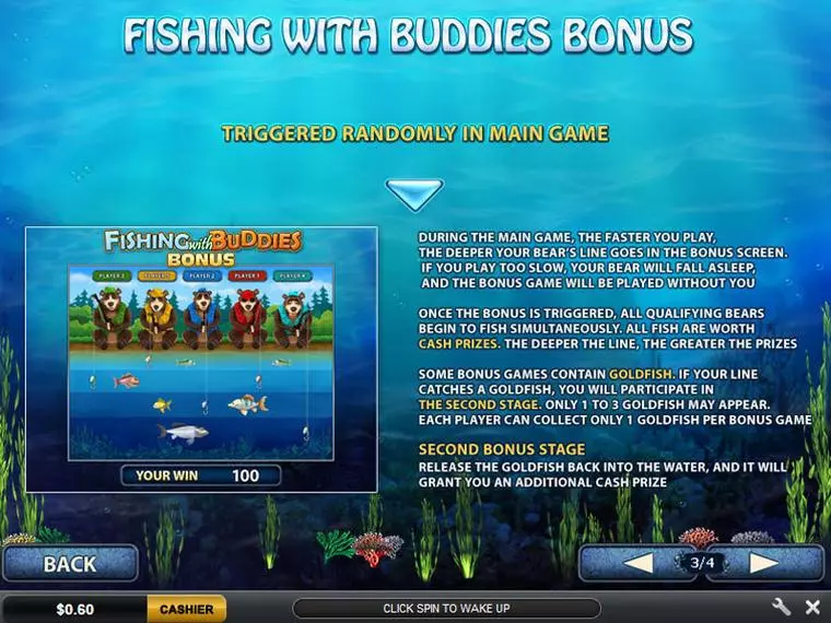  Bonus 1 at Fishing With Buddies 5 Reel Mobile Real Slot created by PlayTech