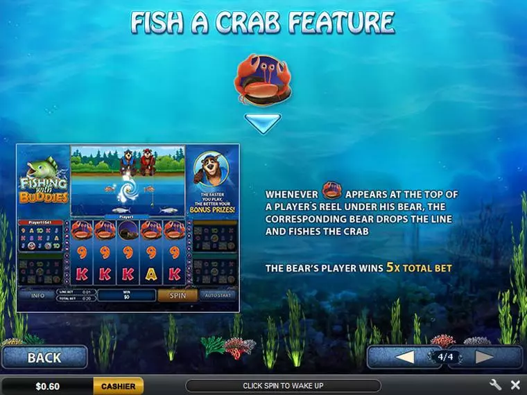  Bonus 2 at Fishing With Buddies 5 Reel Mobile Real Slot created by PlayTech