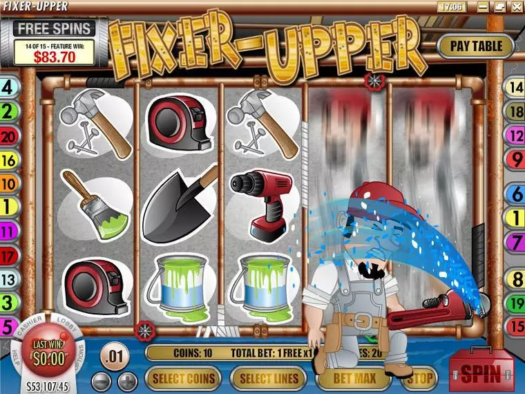  Bonus 1 at Fixer Upper 5 Reel Mobile Real Slot created by Rival