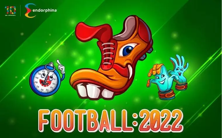  Logo at Football:2022 5 Reel Mobile Real Slot created by Endorphina