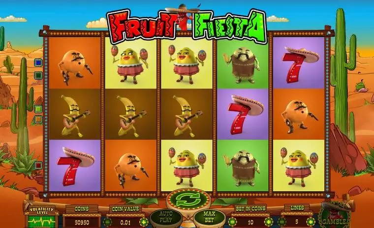  Main Screen Reels at Fruit Fiesta 5 Reel Mobile Real Slot created by Wazdan