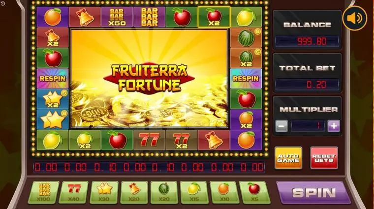  Main Screen Reels at Fruiterra Fortune 1 Reel Mobile Real Slot created by Booongo