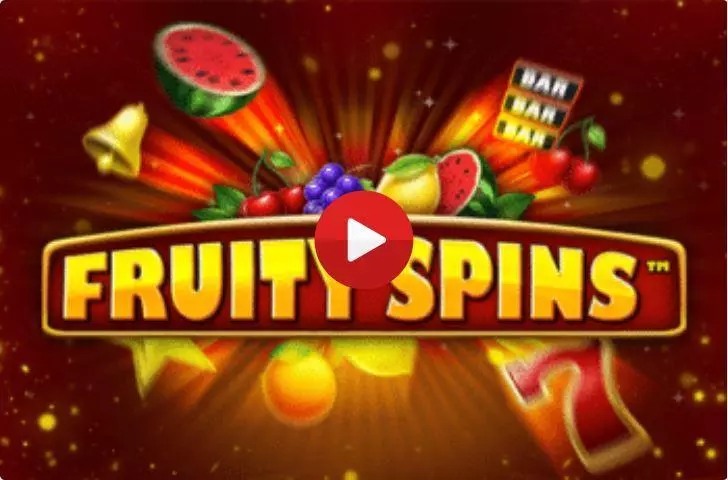  Introduction Screen at Fruity Spins 5 Reel Mobile Real Slot created by Dragon Gaming