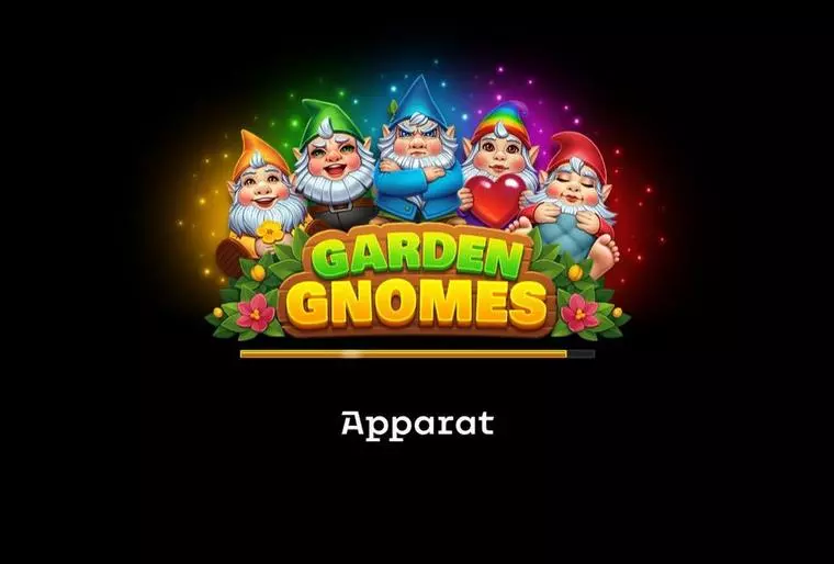  Introduction Screen at Garden Gnomes 5 Reel Mobile Real Slot created by Apparat Gaming